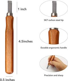img 2 attached to 13-Piece Woodcarving Tool Set - Ideal For Expert And Beginner Carpenters, DIY Sculpture, And Hand Carving Projects By KOTTO