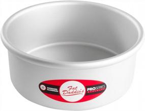 img 4 attached to Premium Quality Fat Daddio'S Round Cake Pan: Durable Anodized Aluminum, Perfect For Baking 7 X 3 Inch Cakes