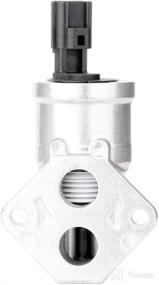 img 4 attached to Premium Quality Fuel Injection Idle Air Control Valve for Ford Fiesta 1998-2001, Ford Focus 2000-2005 (1 Piece, OEM: 556025)