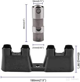 img 1 attached to 🔧 LS7 Lifters Set: High-Quality Hydraulic Roller Lifters with Guides Trays | GM Chevy Compatible with 7.0L to 4.8L V8 Engines