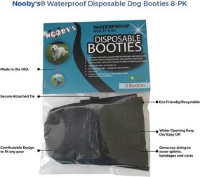 img 2 attached to 🐾 Waterproof Veterinary Dog Boots 8-Pack for Wound Protection & Healing in Dogs - Indoor/Outdoor Paw Medical Booties