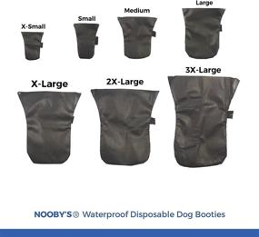 img 1 attached to 🐾 Waterproof Veterinary Dog Boots 8-Pack for Wound Protection & Healing in Dogs - Indoor/Outdoor Paw Medical Booties