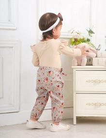 img 1 attached to 👶 Cute Baby Girl Winter Outfit: KANGKANG Baby Romper + Pant Set in Light Brown - 3pcs