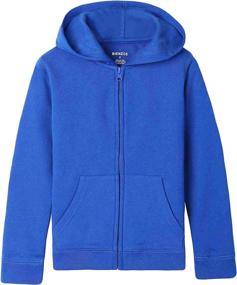 img 4 attached to Bienzoe Anti Pilling Fleece Zip Up Uniform Boys' Clothing : Fashion Hoodies & Sweatshirts