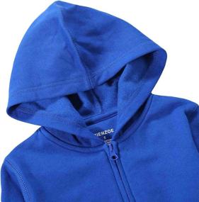 img 1 attached to Bienzoe Anti Pilling Fleece Zip Up Uniform Boys' Clothing : Fashion Hoodies & Sweatshirts