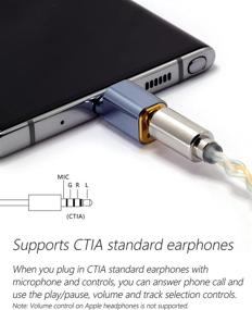 img 1 attached to 🎧 Linsoul DD TC35B Type-C to 3.5mm Audio Cable Adapter Converter with ALC5686 Decoding Chip, Supports 384kHz/32bit, Compatible with Android