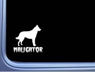 наклейка ez stik maligator для бельгийского малинуа логотип