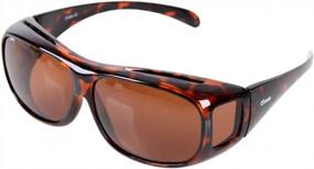 img 4 attached to Polarized Yodo Fit Over Glasses Sunglasses For Both Men And Women