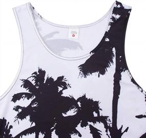 img 1 attached to Stay Cool And Stylish At The Gym With Idgreatim Men'S 3D Graphic Tank Tops