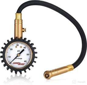 img 4 attached to 📏 Accu-Gage RH60XA Professional Tire Pressure Gauge - Rubber Guard, Angled Swivel Chuck, 60 PSI
