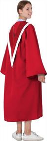 img 2 attached to Unisex Classic Matte Choir Robe & Stoles Package By Ivyrobes