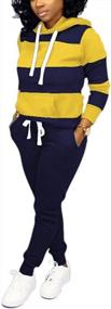 img 3 attached to Оставайтесь в форме с наборами спортивных брюк для женщин Nimsruc в стильном стиле.