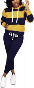 img 2 attached to Оставайтесь в форме с наборами спортивных брюк для женщин Nimsruc в стильном стиле.