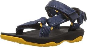 img 4 attached to Teva Hurricane Sandal Delmar Purple Girls' Shoes ~ Athletic