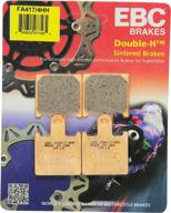 🔘 тормозные колодки ebc brakes fa417/4hh, черные, комплект на дисковые тормоза - 1х1х1. логотип