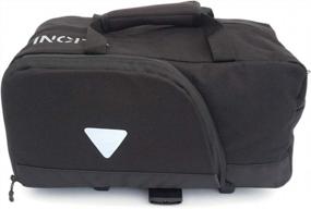 img 4 attached to Эффективное и удобное хранение велосипедов с сумкой на багажник велосипеда Vincita Nash - расширяемые корзины, водонепроницаемый чехол и большая вместимость для всех велосипедов!