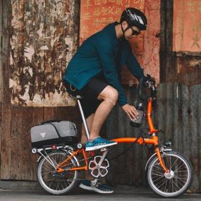 img 2 attached to Эффективное и удобное хранение велосипедов с сумкой на багажник велосипеда Vincita Nash - расширяемые корзины, водонепроницаемый чехол и большая вместимость для всех велосипедов!