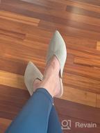 img 1 attached to Comfortable Closed Pointed Toe Flat Loafers: Slocyclub Flat Mules For Women - Slip-On Home Knitted Flat Mule, Ideal For Early Spring, Stylish And Functional Slide Mules Shoes review by Wayne Espinoza