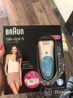 img 2 attached to Braun 5-511 Silk-epil 5 Wet & Dry epilator with starter cap, white/blue review by Pin Mu Lin ᠌