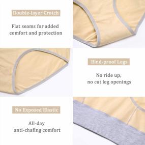 img 1 attached to 5 Pack Of Soft Cotton High Waist Underwear For Women With Full Coverage By Wirarpa