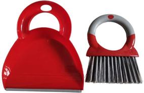 img 3 attached to Efficient Cleaning with Xifando Mini Hand Dustpan 🧹 & Brush Set: Compact Housekeeping Broom and Snap-on Dustpan