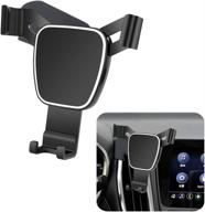 📱 lunqin cell phone mount holder for 2018-2020 chevrolet equinox suv - enhanced auto accessories navigation bracket for interior decoration logo