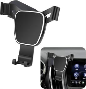 img 4 attached to 📱 LUNQIN Cell Phone Mount Holder for 2018-2020 Chevrolet Equinox SUV - Enhanced Auto Accessories Navigation Bracket for Interior Decoration