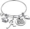 dainty initial elephant charm bracelets: perfect gifts for women & girls - ursteel jewelry logo