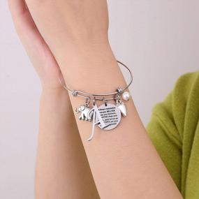 img 1 attached to Изысканные браслеты с подвесками в виде слонов: идеальные подарки для женщин и девочек - Ursteel Jewelry