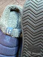 img 1 attached to Cozy Memory Foam House Shoes For Men With Quilt Knitted Design, Plush Fleece Lining, And Indoor-Outdoor Versatility - LongBay Slippers review by Daniel Woods