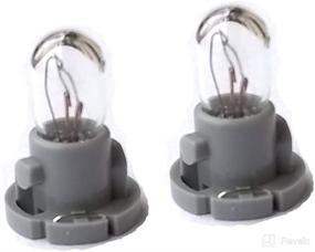 img 4 attached to DashBulb Inc. Toyota Tacoma Heater A/C Climate Control Dash Bulb Kit - Set of 2 Light Bulbs
