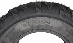 img 1 attached to MASSFX Grinder Series ATV Dual Compound Tread Mud Sand Snow And Rock Tires (Single 25X10-12)