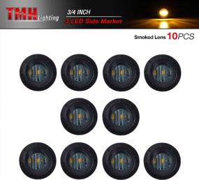 img 3 attached to TMH Smoked Lens Amber LED Clearance Markers: High-Quality Trailer Side Marker Lights