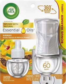 img 4 attached to 🌺 Air Wick Plug in Scented Oil (Warmer + Refill), Hawaii – Essential Oils Air Freshener