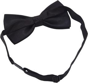 img 2 attached to 🐶 Amajiji® Formal Dog Bow Ties D114: Stylish Polyester Bow Tie for Medium & Large Dogs in Black