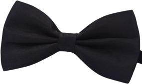 img 4 attached to 🐶 Amajiji® Formal Dog Bow Ties D114: Stylish Polyester Bow Tie for Medium & Large Dogs in Black