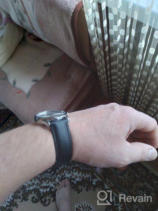 img 2 attached to Watch strap 20mm black review by Agata Kaminska ᠌