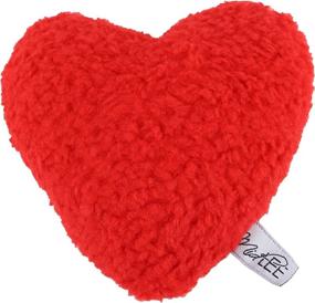 img 4 attached to Midlee Plush Red Heart Valentine'S Day Dog Toy (Small)