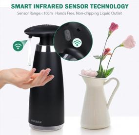 img 2 attached to Keep Your Hands Germ-Free With Wimaha Automatic Sensor Soap Pump - Touchless Soap Dispenser For Kitchen And Bathroom