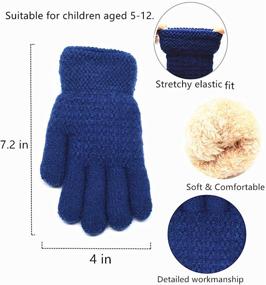 img 3 attached to ❄️ Cold Weather Thermal Gloves for Boys and Girls - Essential Accessories for Winter