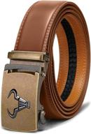 bulliant branded ratchet genuine customized men's accessories best: belts logo