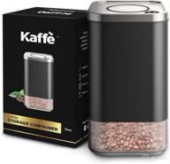 ☕️ kaffe glass storage container: airtight coffee canister - bpa-free stainless steel, 12oz capacity логотип