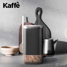 img 2 attached to ☕️ Kaffe Glass Storage Container: Airtight Coffee Canister - BPA-Free Stainless Steel, 12oz Capacity