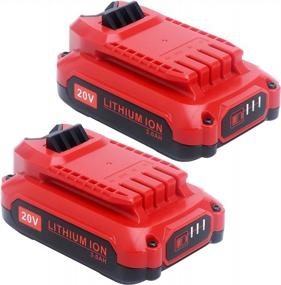 img 4 attached to Elefly 2 Pack 20V 3.0Ah Lithium Battery Replacement For Craftsman 20V Battery CMCB201 CMCB202 CMCB204, Compatible With Craftsman V20 Series 20V Max Cordless Power Tools