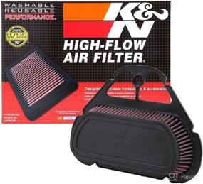 img 4 attached to 🔧 K&N Engine Air Filter: High Performance, Premium Powersport Air Filter - Fits 1999-2009 Yamaha YZF R6S/R6 (YA-6001)