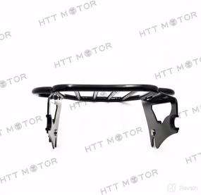 img 3 attached to HTTMT Gloss Black Detachable Luggage Rack Review: Compatible with Harley Road King/Street Glide (09-16)