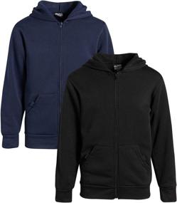 img 4 attached to Quad Seven Fleece Hoodie Charcoal Boys' Clothing : Fashion Hoodies & Sweatshirts