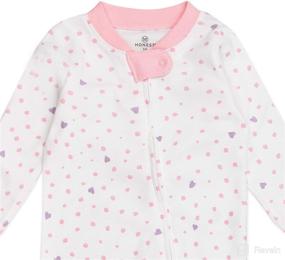 img 2 attached to 👶 HonestBaby Organic Cotton Footed Sleep & Play Pajamas for Babies