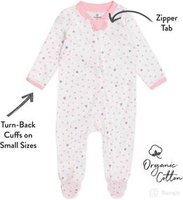 img 3 attached to 👶 HonestBaby Organic Cotton Footed Sleep & Play Pajamas for Babies