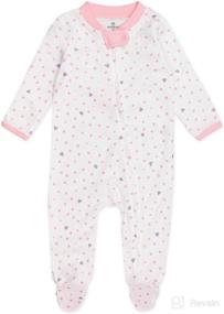 img 4 attached to 👶 HonestBaby Organic Cotton Footed Sleep & Play Pajamas for Babies